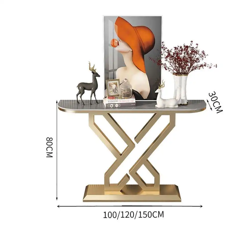 

Luxury Nordic Console Table Design Unique Beauty Aesthetic Console Table Glamour Trendy Wohnzimmer Tisch Living Room Furniture