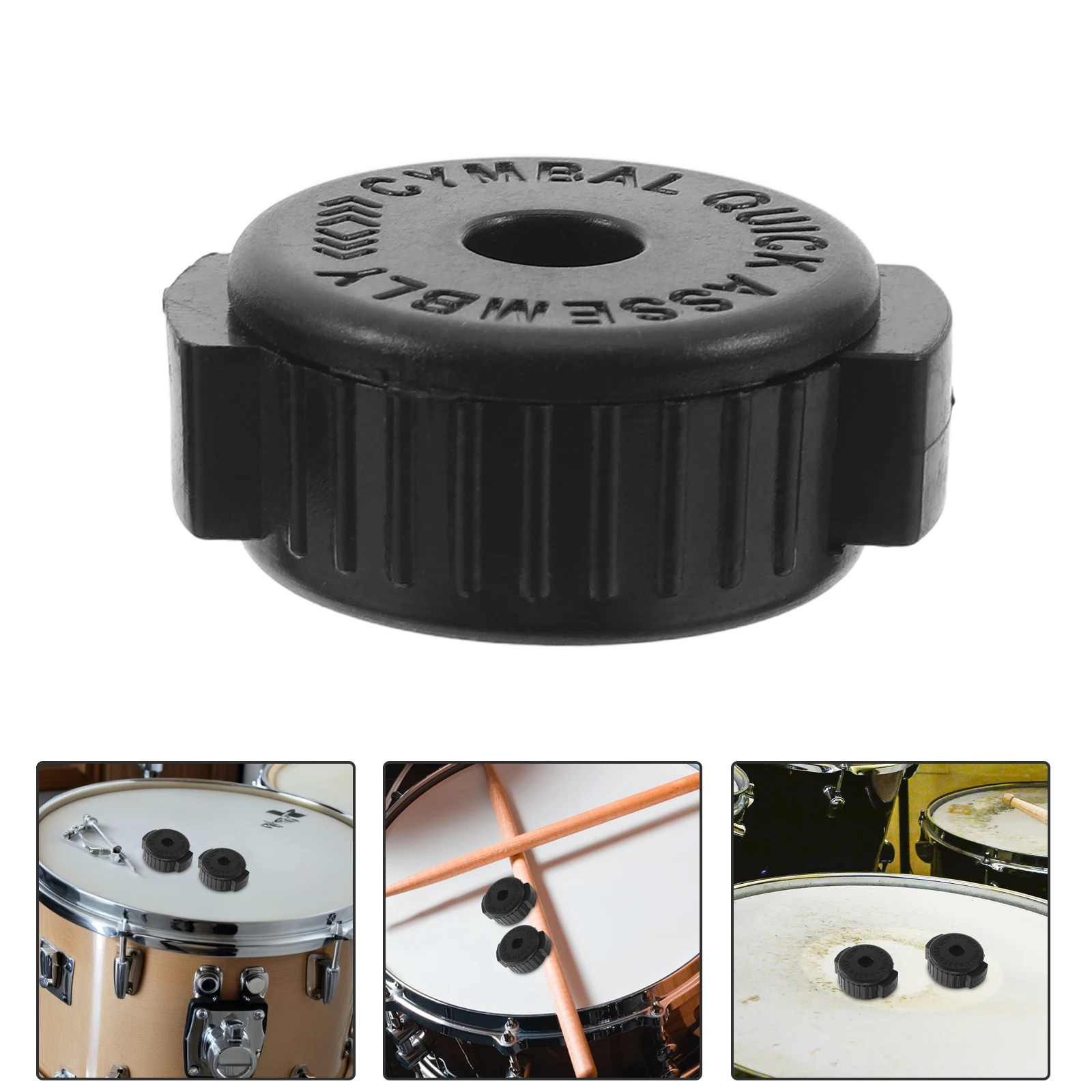 

2pcs Quick Release Plastic Fixing Parts Stable Durable Kit Accessories Replacement For Electronic Nut Percussion Drum Nuts