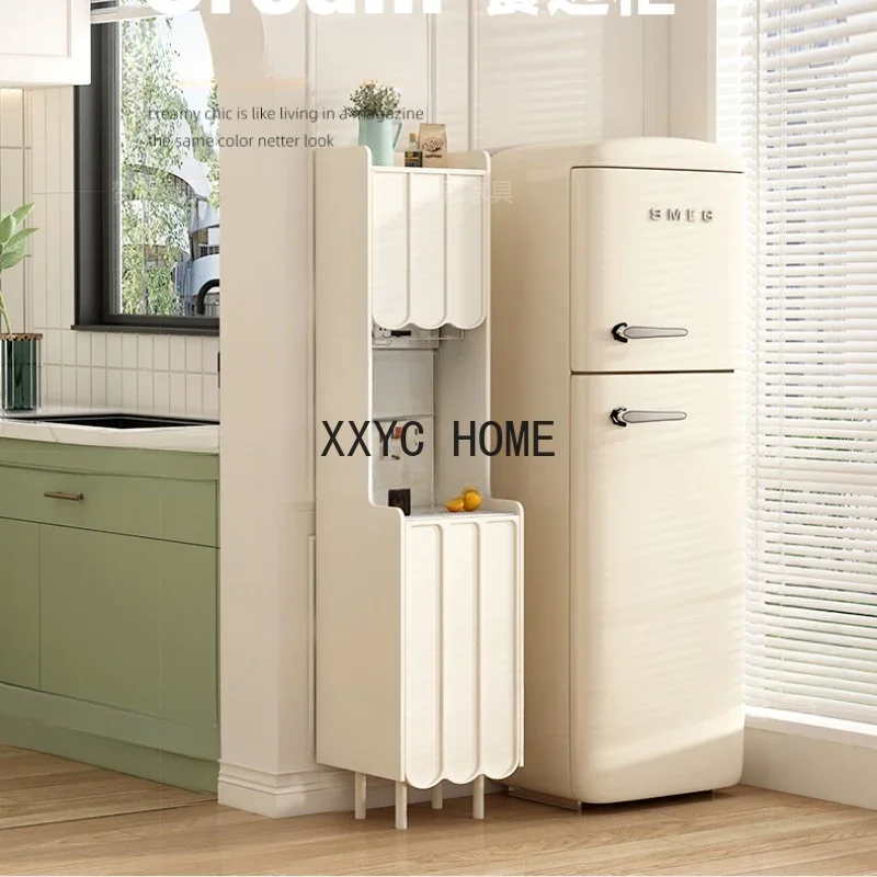 

High Sideboard Sitting Room Wall Side Small Narrow Clothes Closet Kitchen Storage Cabinet