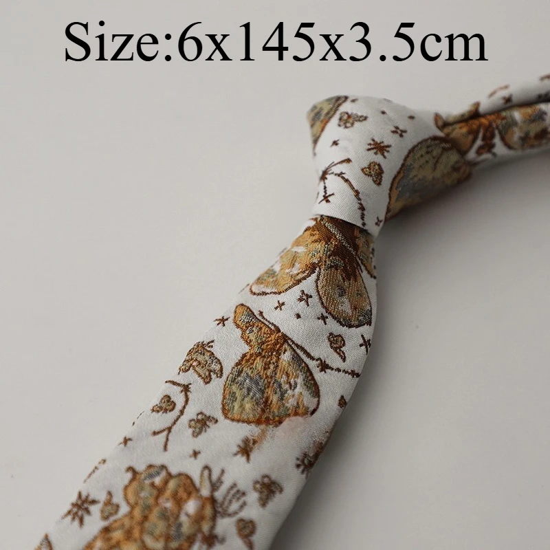 Retro Textured Width Korean Style Hand-tied Necktie Unique Texture Neckwear Suitable For Banquet Cocktail Party And T-stage Show