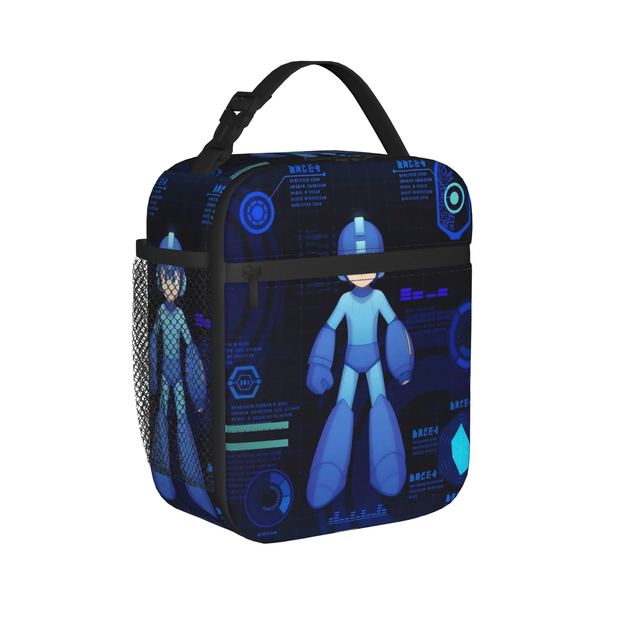 Lunch Boxes Mega man Accessories  Food Box New Arrival Cooler Thermal Lunch Box For School