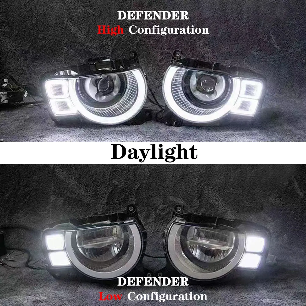 LED Headlights For Land Rover Defender 2020  Headlamp  Car Parts Car Accessories