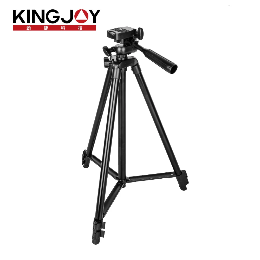 

KINGJOY Lightweight Camera Tripod Aluminum Alloy Portable Cellphones Tripode for DSLR Camcorder Projector Max Load 2KG Tripe Kit