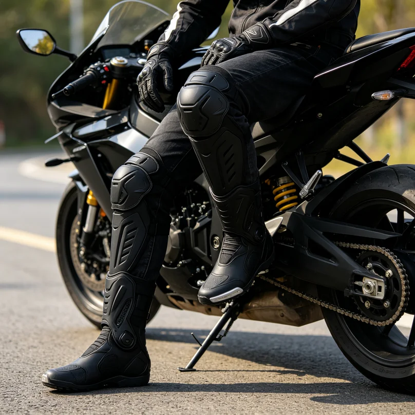 Knee Guard Hard - Ginocchiere Invernali Calde per Moto, Protezioni