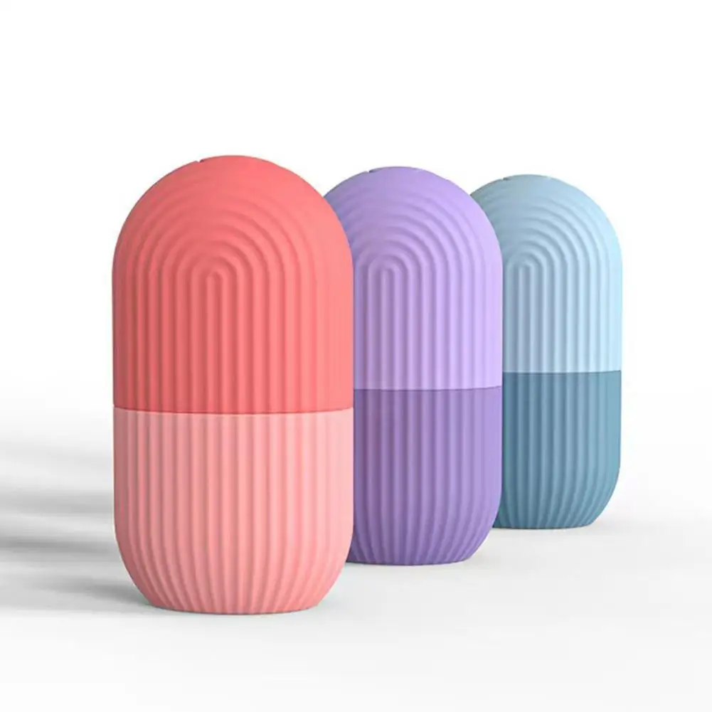 1pcs Silicone Cube Tray Mold Face Beauty Lifting Ice Face Tool Contouring Acne Eye Skin Massager Roller Ball Summer Care