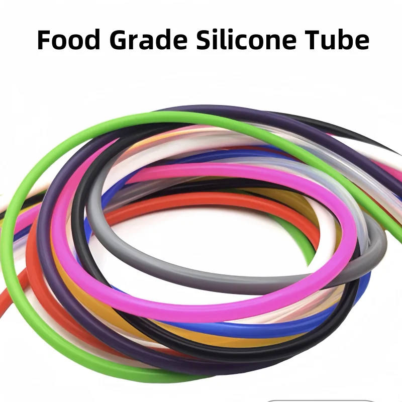 1/2/5 Meter ID 1 2 3 4 5 6 7 8 9 10 mm Silicone Tube Flexible Rubber Hose Food Grade Soft Drink Pipe Water Connector