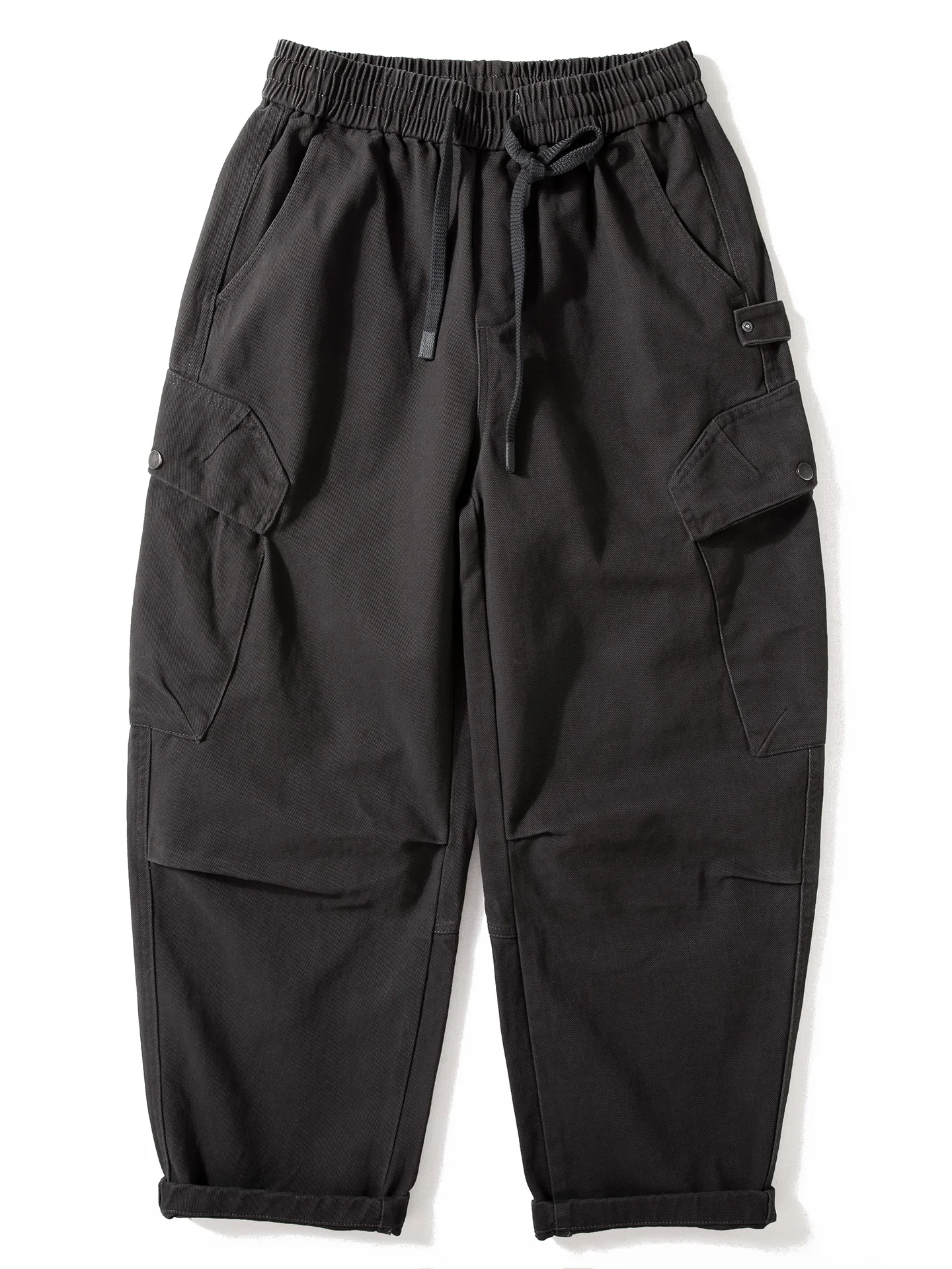 

Men's Casual Thiened Autumn Winter Workwear Pants Wide Leg Loose Fit Versatile Comfortable Cotton Long Trousers