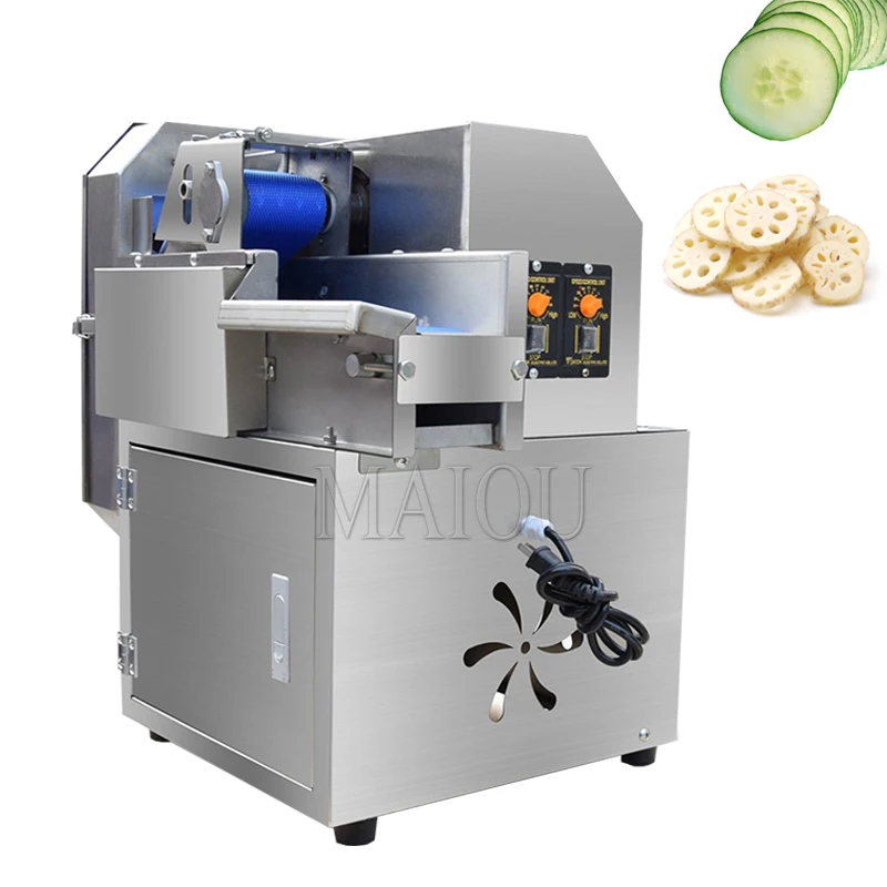 High Efficiency Commercial Restaurant Vegetable Slicing Machine Electric Potato Carrot Slicer Machine