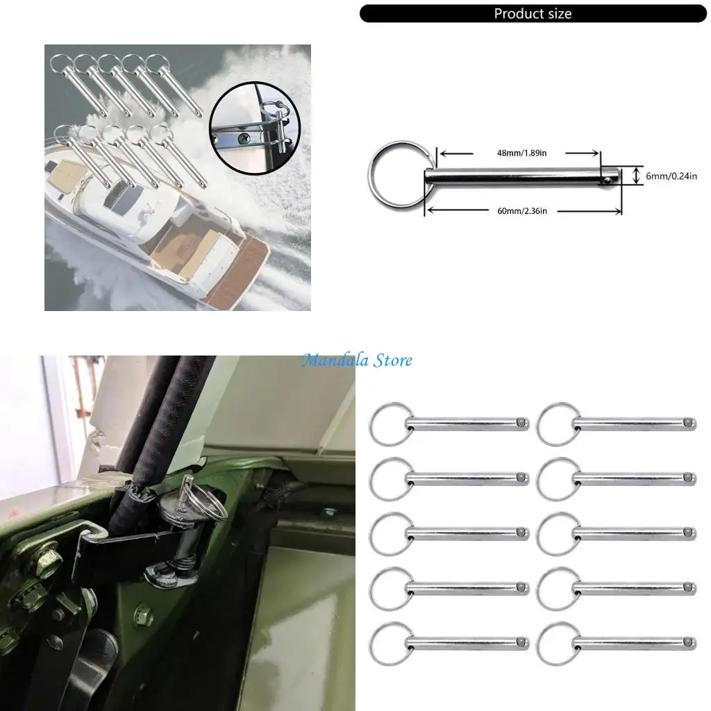 U2JC 45mm 50mm 60mm 70mm Length Option Locking Pins Carbon Steel Quick Release Mechanism Multiple Diameter and Length Option