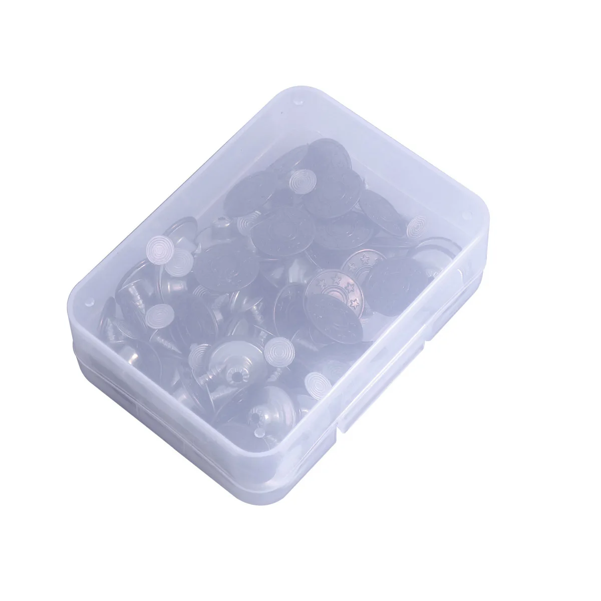 

50 set 17Mm Jeans Buttons Metal Base Strong Rivet For Denim Trousers Suspenders Jackets Repair Hammer-On Replacement Fastener