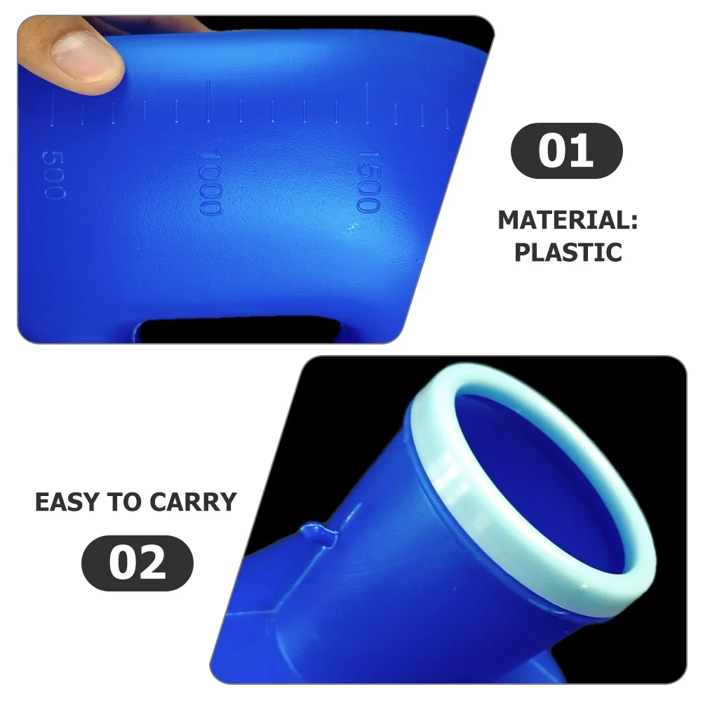 

Durable Portable Large Capacity Urine Bottle Thickened Plastic Adult Portable Urinal Household Emergency Outdoor Elderly Use