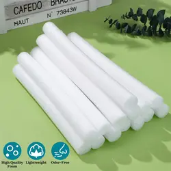 14/21pcs Sofa Filler Foam Rods Flexible White Foam Tucker for Sectional Sofa Gap Sealing Sound Insulation Bedroom Door Gap