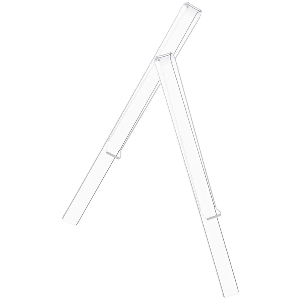 

1 Pair Clear Acrylic Sheet Clips Music Stand Page Holder For Guitarists Transparent Notation Fixer Lightweight Durable