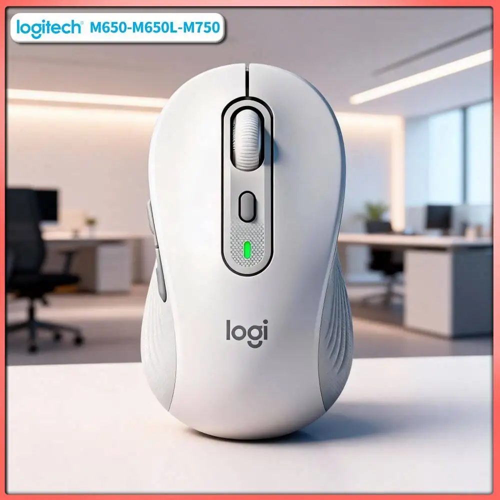 Logitech M750 Silent Mouse - 90% Noise Reduction Tech, Soft Comfort Grips, 24-Month Battery, Device Pick Tool