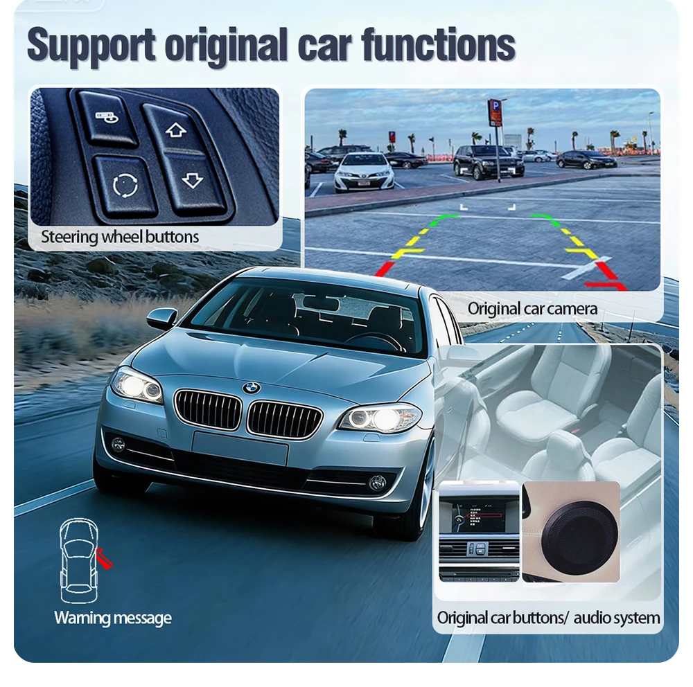 AUTOTOP Kabelloses CarPlay Android für BMW NBT CIC EVO 1 2 3 4 5 Serie X1 X3 X4 X5 X6 F56 F15 F16 F25 F26 F48 F10 F22 F20 F30 E60 – Detail 9
