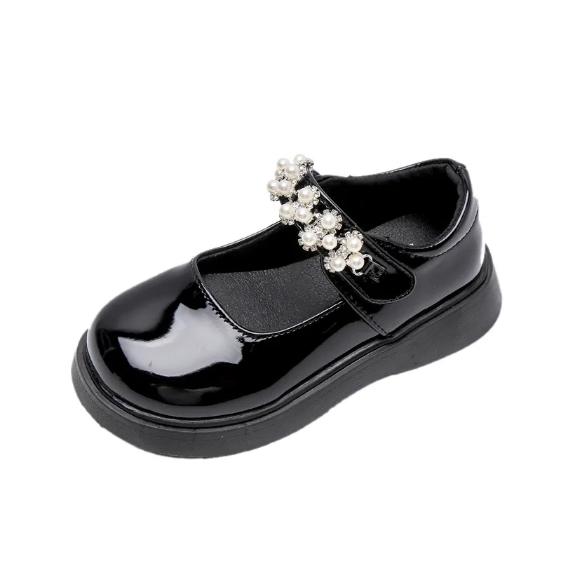 Girls Mary Jane Leather Shoes Kids School Student performance Platform Party Wedding Single Shoes New 2024 5 6 8 10 12 Years