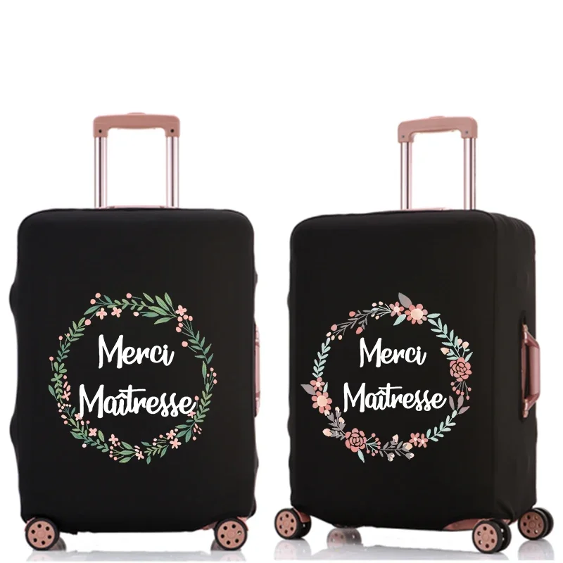 

Travel Suitcase Luggage Cover Thank You Mistress Print Elastic Dust Cases Luggage Protective Cover for 18-32 Inches Trolley Case