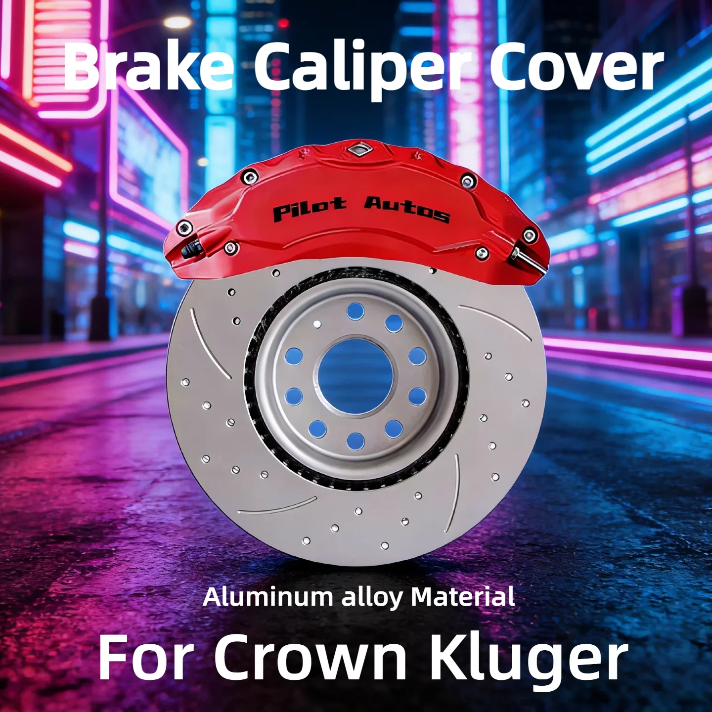 2021-2024 For Toyota Crown Kluger Car Brake Caliper Cover Aluminum Alloy Front Rear Wheel Modification Exterior Kit