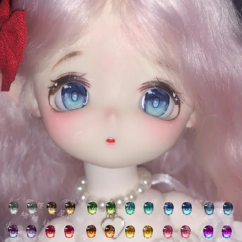 Doll's Eyes 8/10/12/14/16/18/20/22/24mm for 1/3 1/4 1/6 Bjd Doll Cartoon Anime Acrylic Eyeball Toys Dress Up Doll Accessories