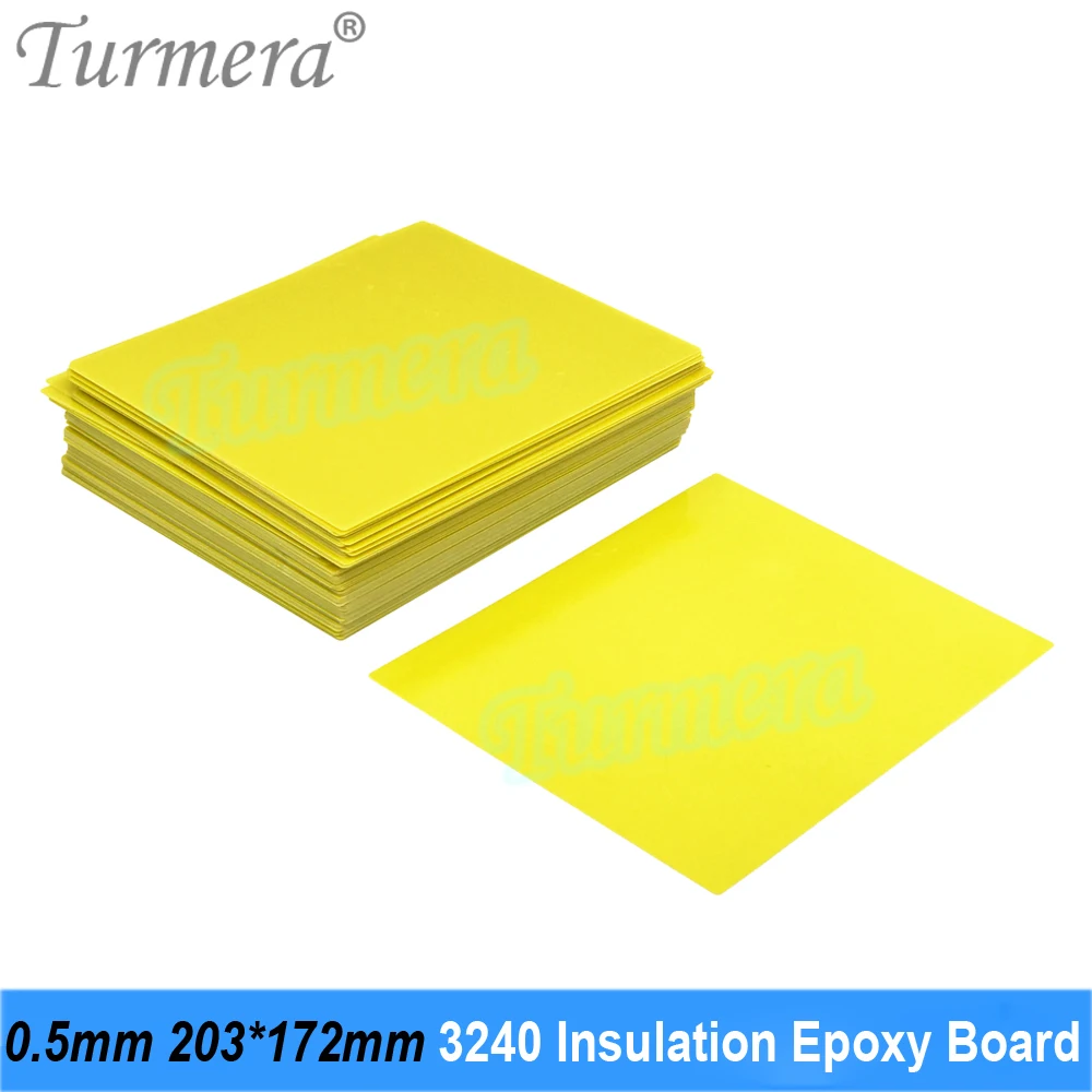 Turmera 3240 Insulation Epoxy Board 0.5mm Thickness 203*172mm for 3.2V 280Ah 320Ah 310Ah 200Ah 90Ah Lifepo4 Battery Pack Diy Use