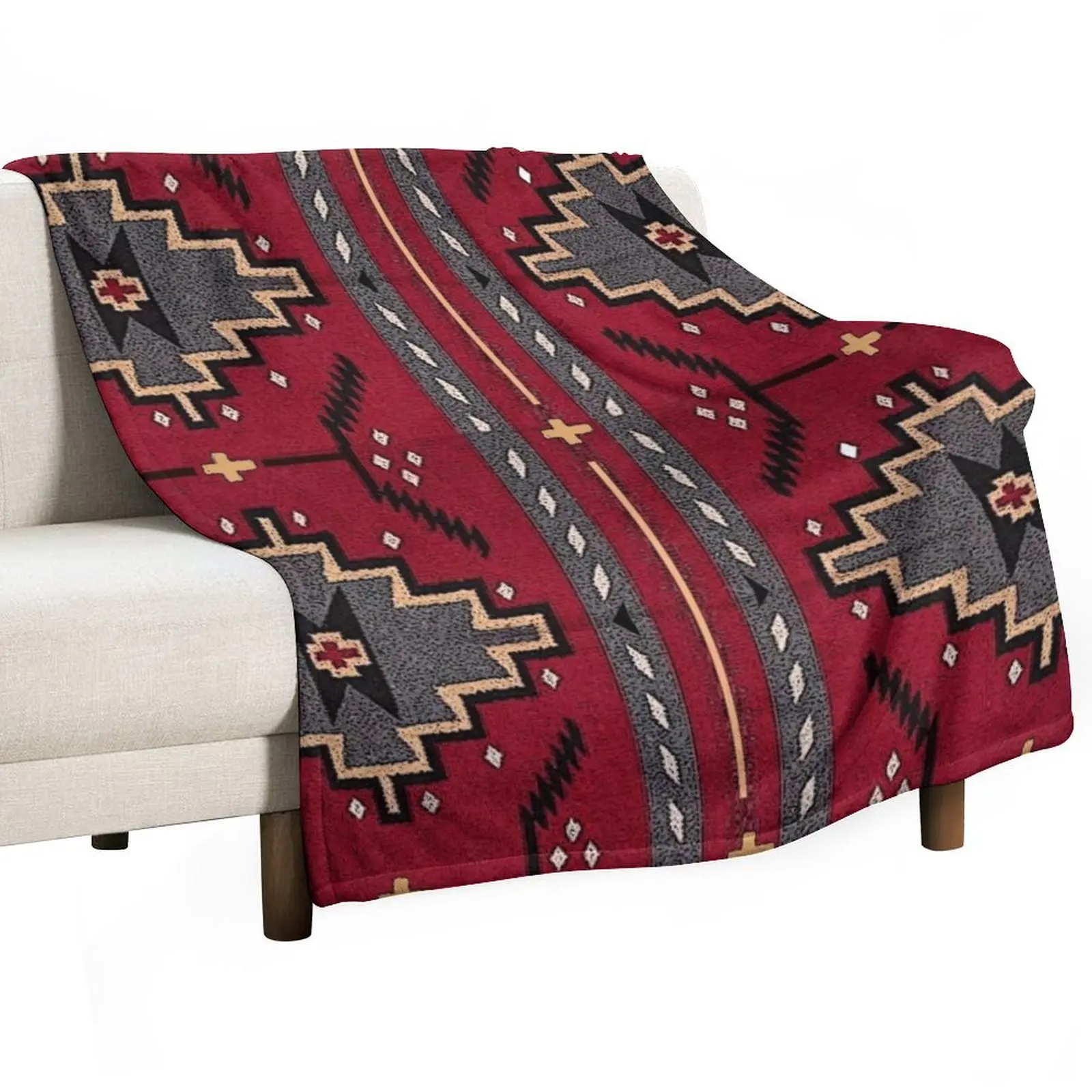 Aztec Holiday 2 Throw Blanket Sleeping Bag manga Thermals For Travel bed plaid Bed linens Bed Fashionable Blankets