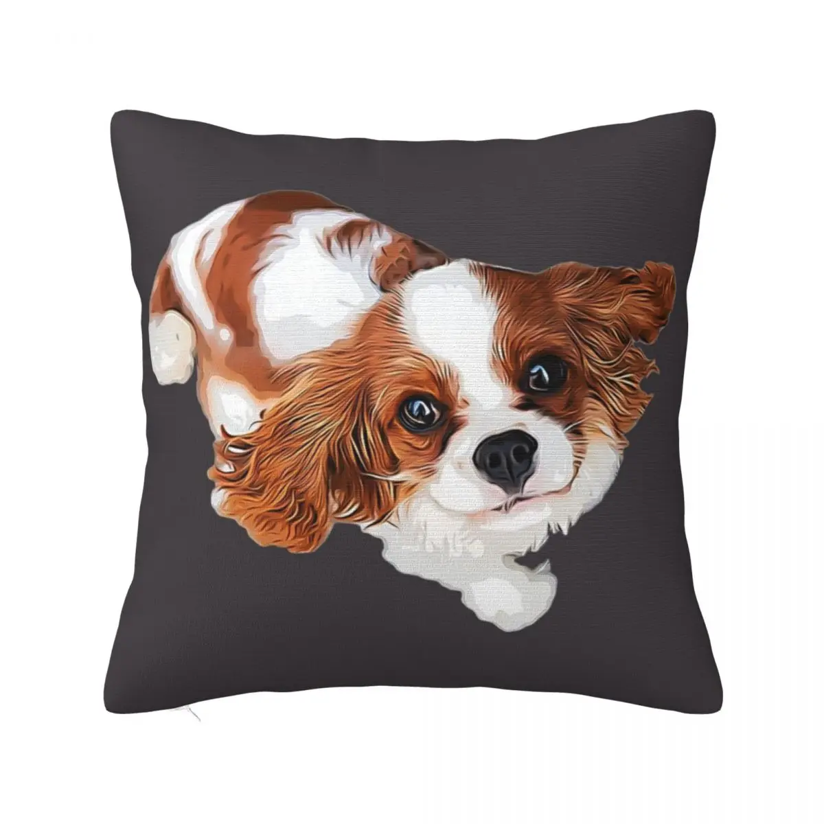 

Cavalier King Charles Spaniel Looking Up Throw Pillow Cushions Cover Christmas Throw Pillows Covers Sofa Cushion Cover