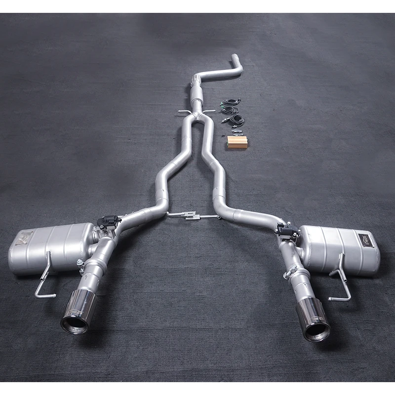 Suitable for Jaguar XEL 2.0T modified middle tail electronic remote control valve exhaust pipe sound wave 