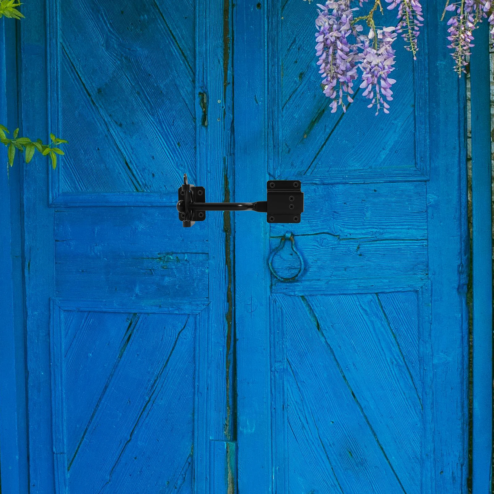 Heavy Duty Self-Locking Galvanized Finish Adjustable Cable Pull Outdoor Pool Garden Flip Metal Barn Fence Hook Lock Door Latch