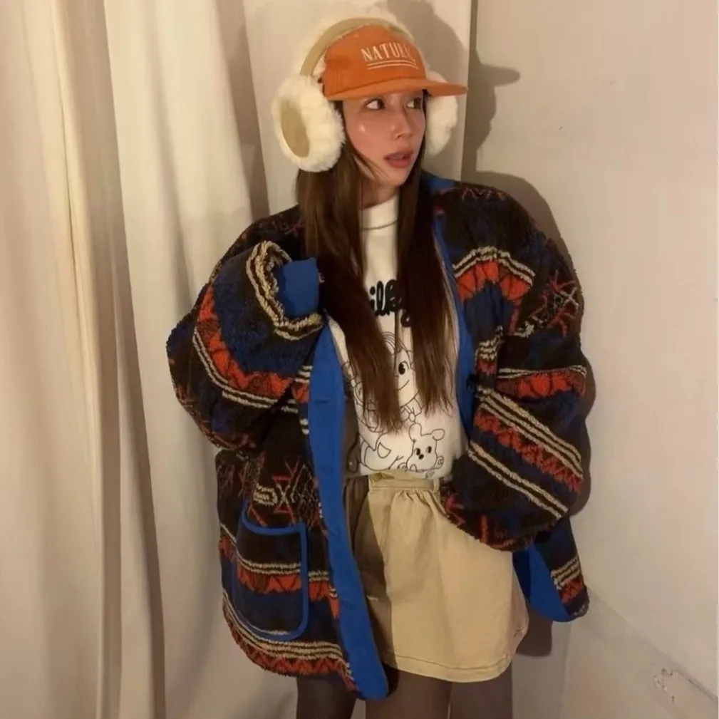 Jaet – vêtements d'extérieur rétro Anti-âge en fourrure d'agneau pour femmes, vêtements d'extérieur coréens, coupe régulière, doux, moyen et fin, printemps automne hiver