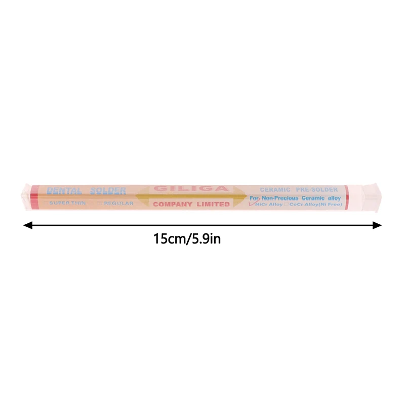 1 Buis Cocr Legering Lasstaaf Tandheelkundige Lab Materialen Apparatuur Voor PFM Solderen Hoge Temperatuur Nagel Materialen