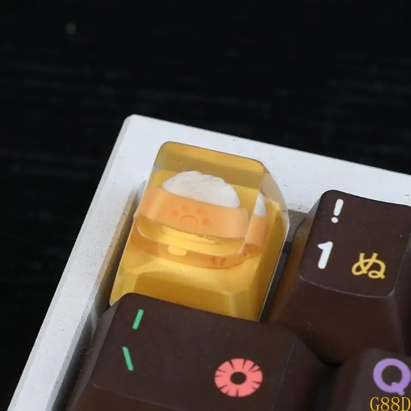G88D Leuke Dog Bowl Keycaps Anime KeyCaps Hars Handmade KeyCaps ESC Keycap vervanging