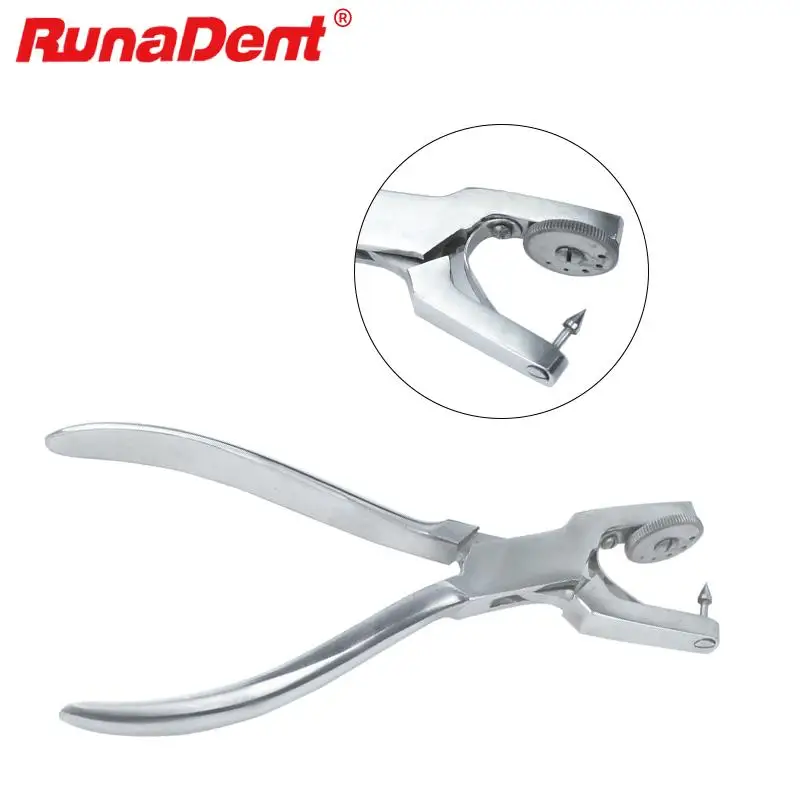 Dental Dam Hole Punch Pliers for Dentist Clinic Perforator Rubber Orthodontic Tools Dam Clips Pliers