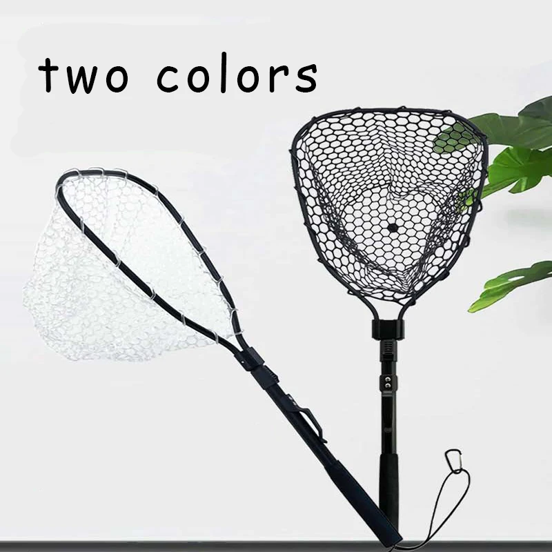 Lawaia Red de Pesca Plegable 73 cm – Cabezal Aluminio y Malla Silicona - imagen 3