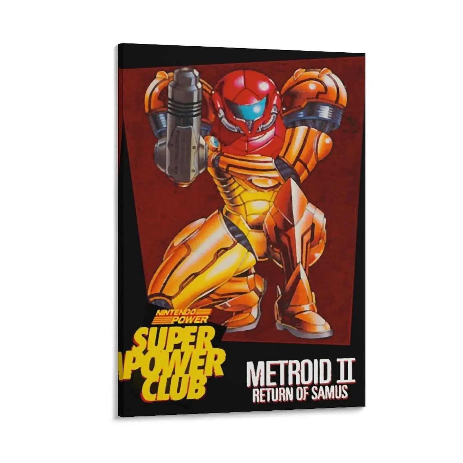 Metroid II Return of Samus Canvas Painting paintings wall decor wall decor bedroom decoration