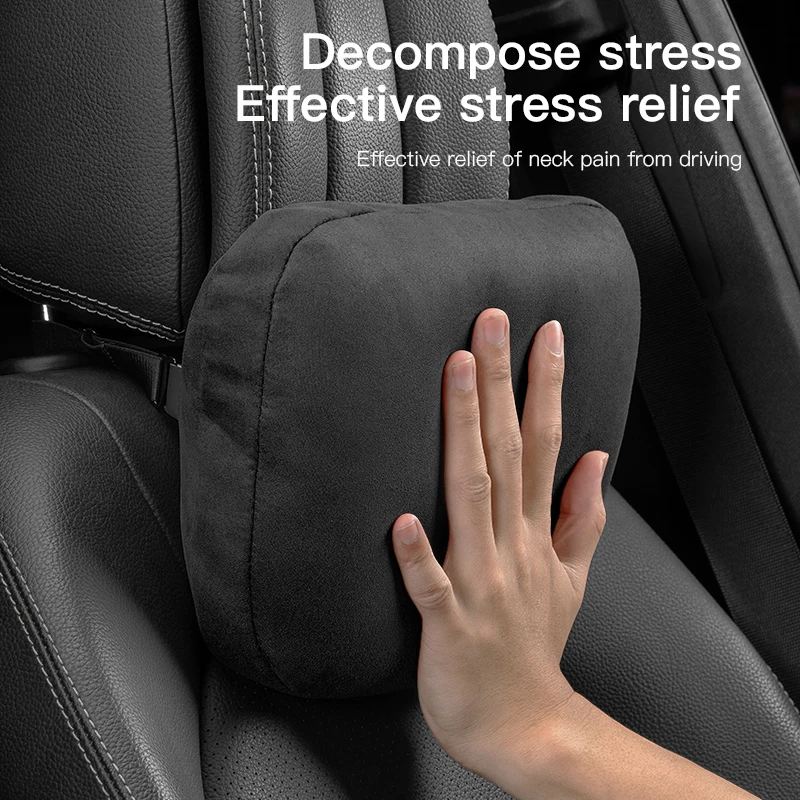 Car Headrest Neck Support Seat Lumbar Cushion Soft Neck Pillow For FIAT 500 Grande Stilo Freemont Punto Astra 500X Ducato Tipo