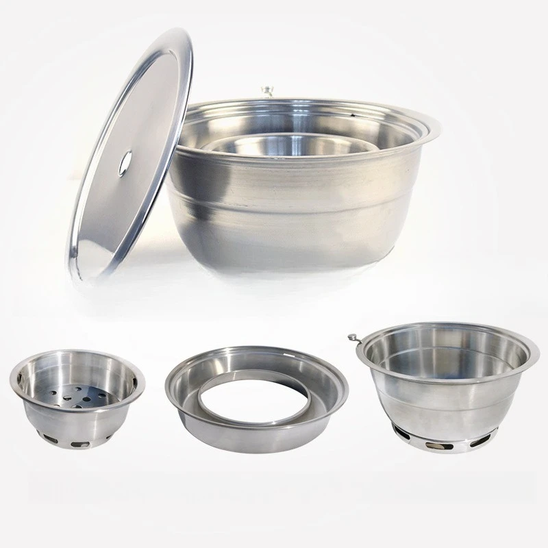 

Upper exhaust stainless steel carbon stove