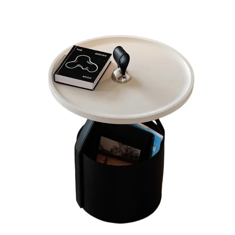Sofa side table Modern simple living room coffee table Hand carry mobile storage corner table