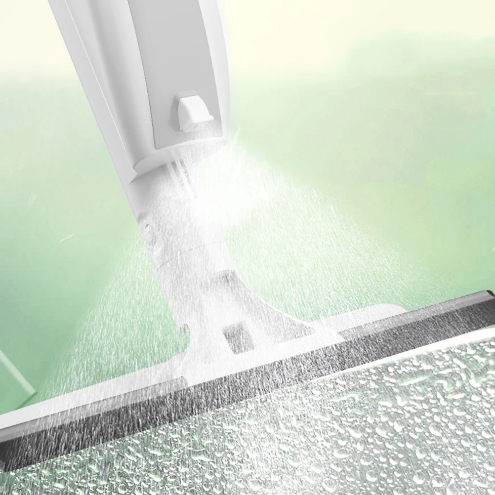 

Window Cleaner Spray Bottle Long Rod Adjustable Glass Cleaning Tool Double sided Scraper Microfiber Cloth Household