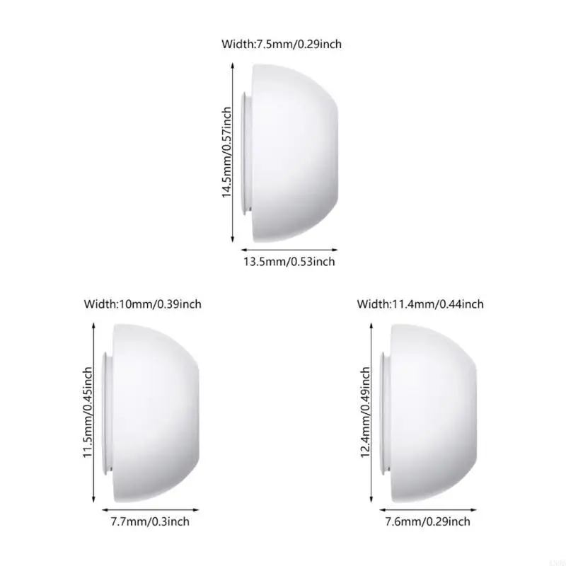 EAR SUBSTITUIÇÃO EIA COMPATÍVEL PARA GEN SILICONE ENERBUDOS ENERCIPOS CABEÇA COM ROUCO REDUÇÃO