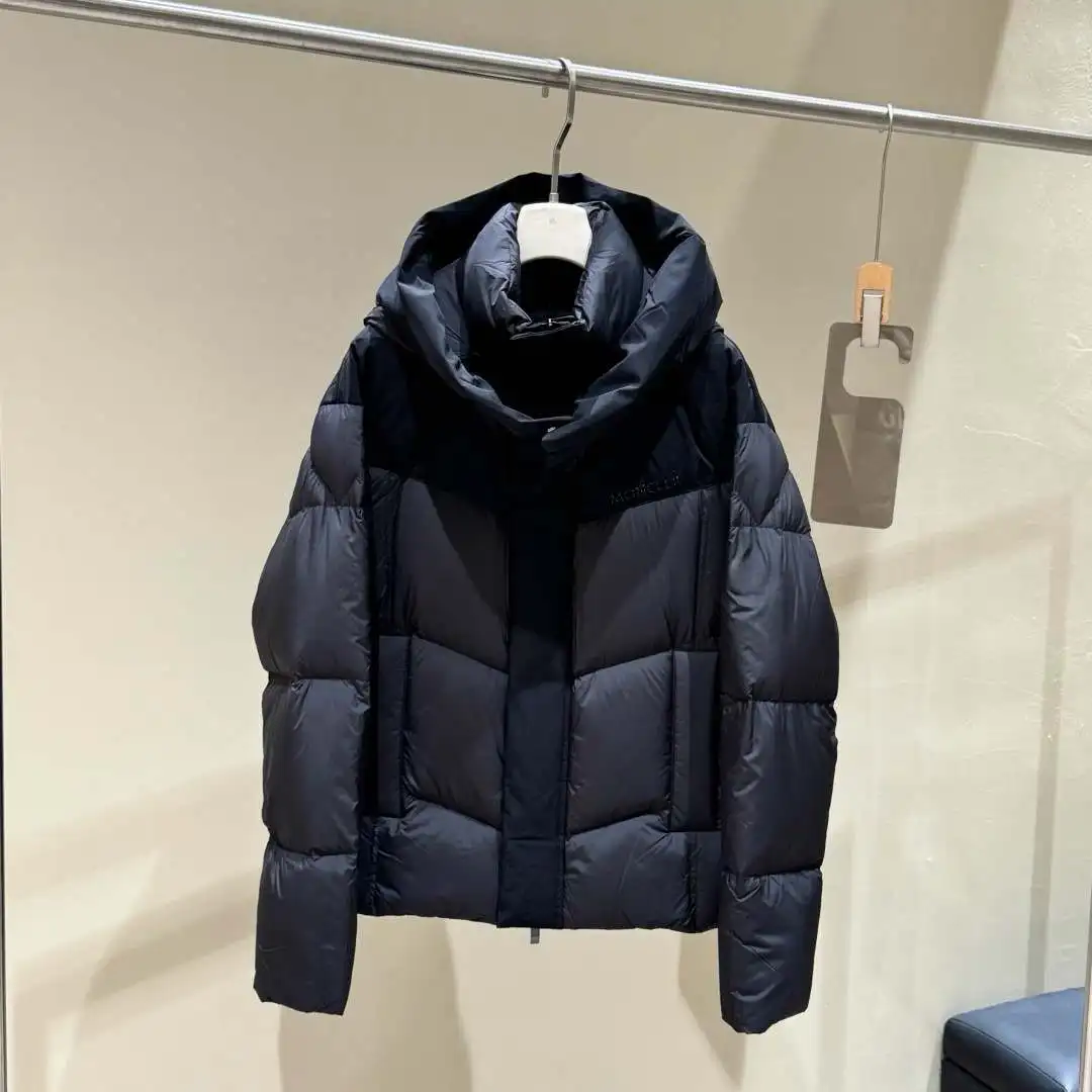 2025 venda quente inverno nova moda versátil masculino de alta qualidade fivela magnética jaqueta de penas de ganso