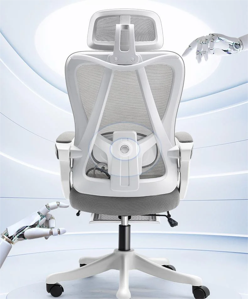 

2025 Computer Home Office Reclining Swivel White Back Comfortable Chair Students Mesh Office Chair