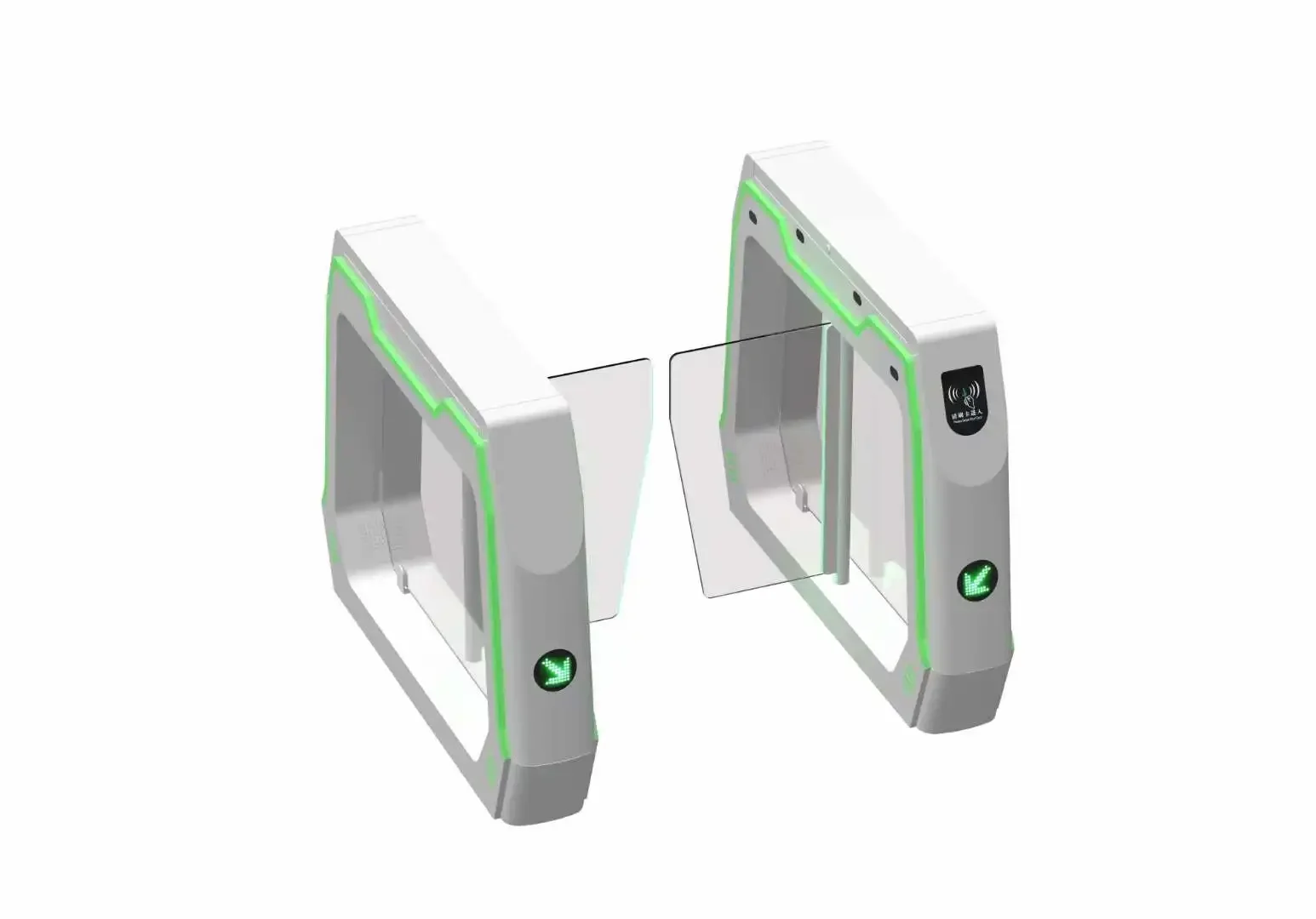 Puerta de torniquete inteligente de alta calidad, elegante y duradera, robusta, de seguridad ultraalta