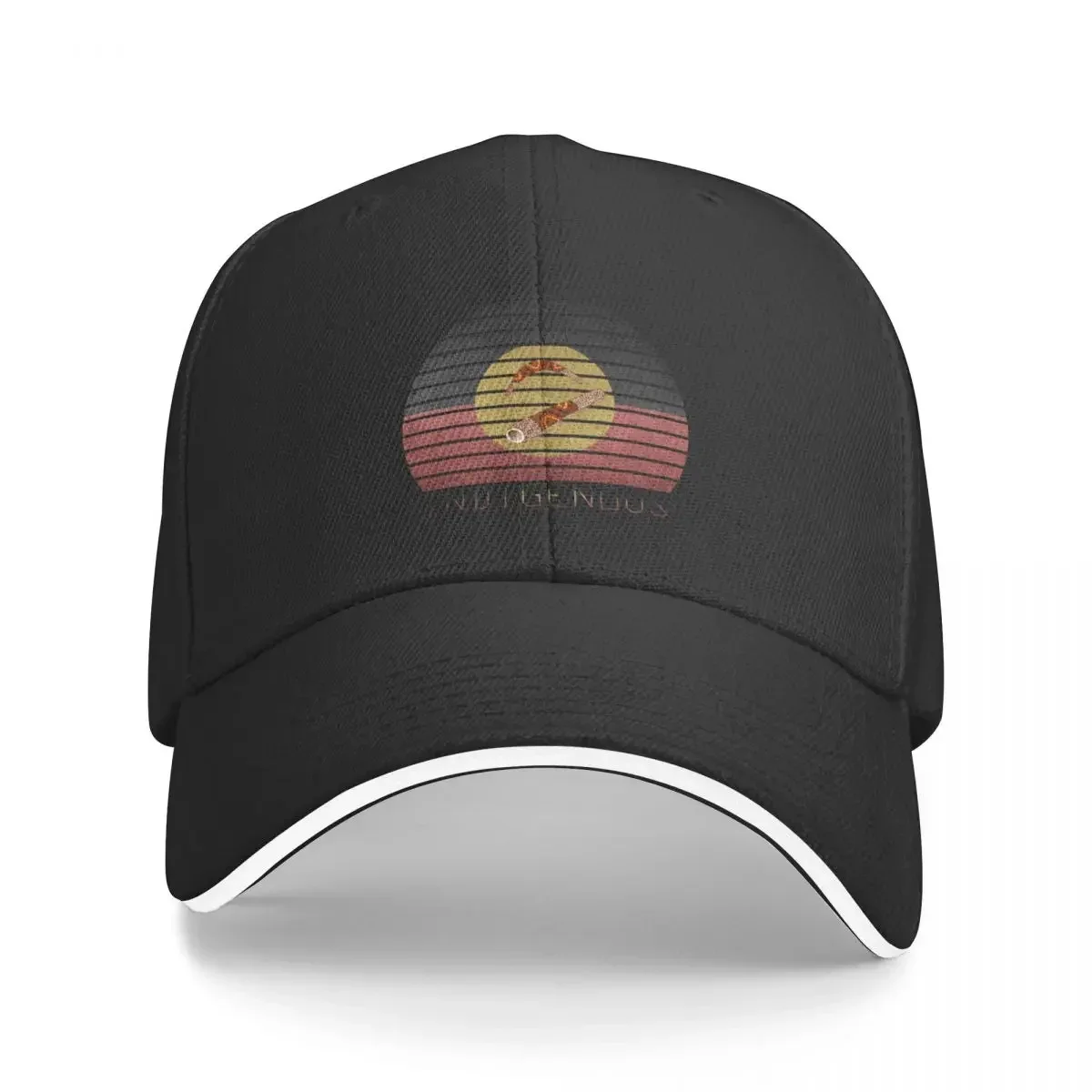 

Australian Aboriginal Flag Didgeridoo Boomerang Authentic Indigenous Baseball Cap Luxury Man Hat fishing caps man Men's Women's