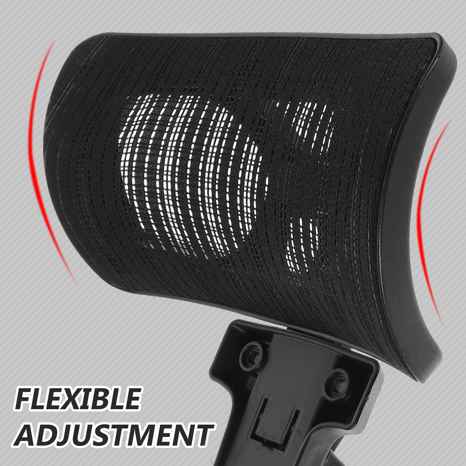 1세트 편안한 조절 가능한 의자 머리 받침대 목 지지대 사무실 컴퓨터 의자 머리 쿠션 인체공학적 머리 베개 사무용품