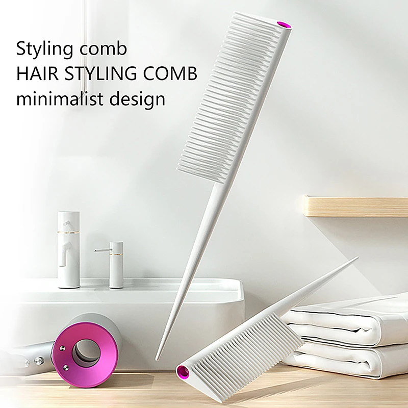 Styling Comb, Hairdressing Comb, Large Toothed Comb, Wide Toothed Comb, Curly Hair Comb No Knots Flat Comb