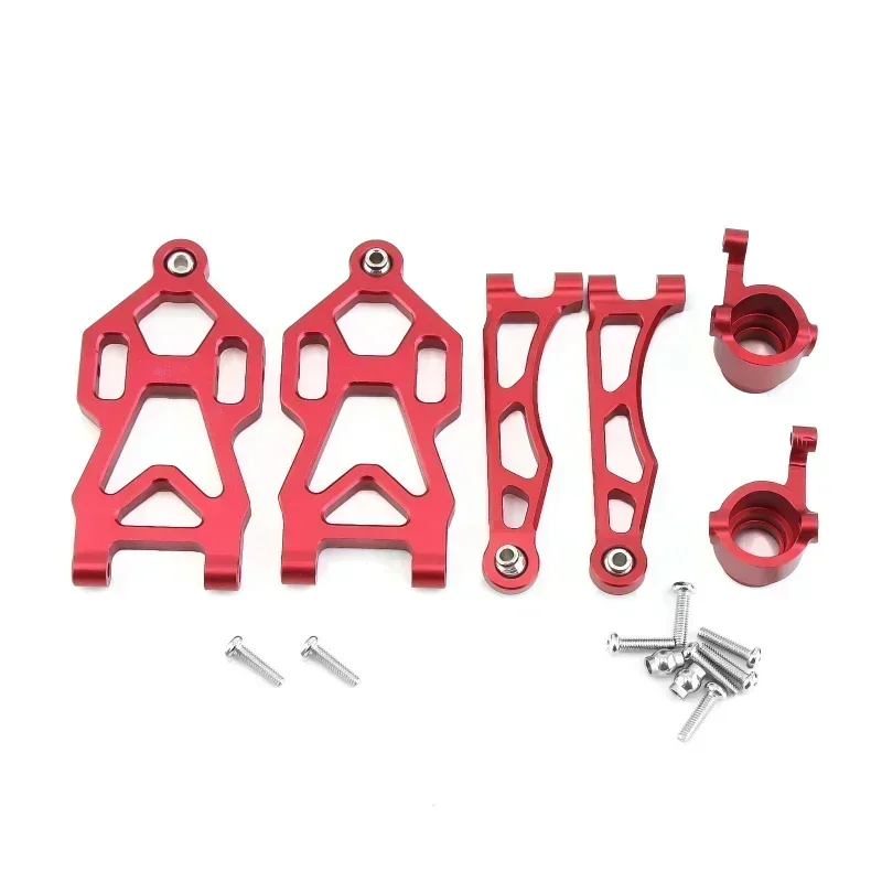 Actualización de Metal, brazo oscilante delantero trasero arriba abajo, copa de dirección para SCY 1/16 JJRC 16101 16102 16103 16104 16106 16201 piezas de coche RC