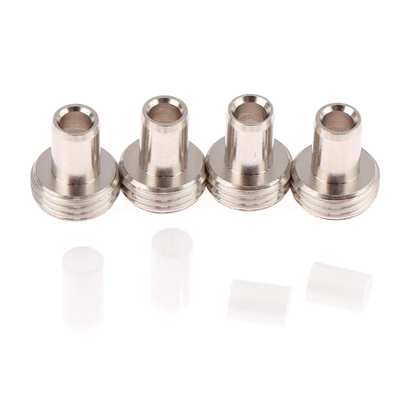 2Sets Metal-Head Fitting And Ceramic Tube Sleeves Connector Adapters For Fiber Optic Visual Fault Locator