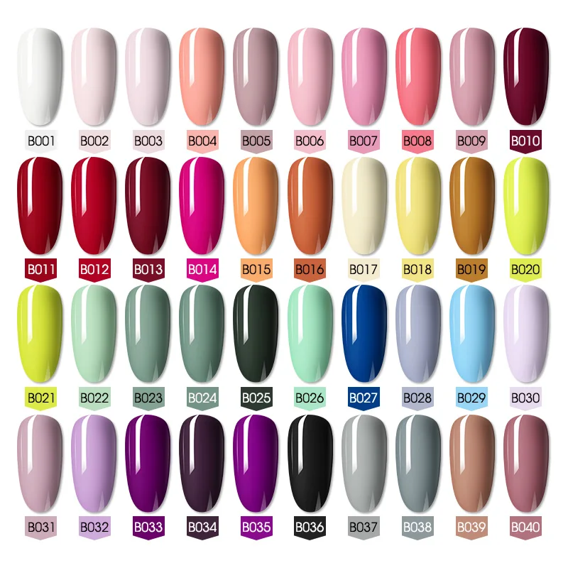 ROSALIND Hot Colors Nail Gel Polish Shiny Hybrid Varnish Semi Permanent Nail Art Top Base Coat Temperature Changed Nail Polish