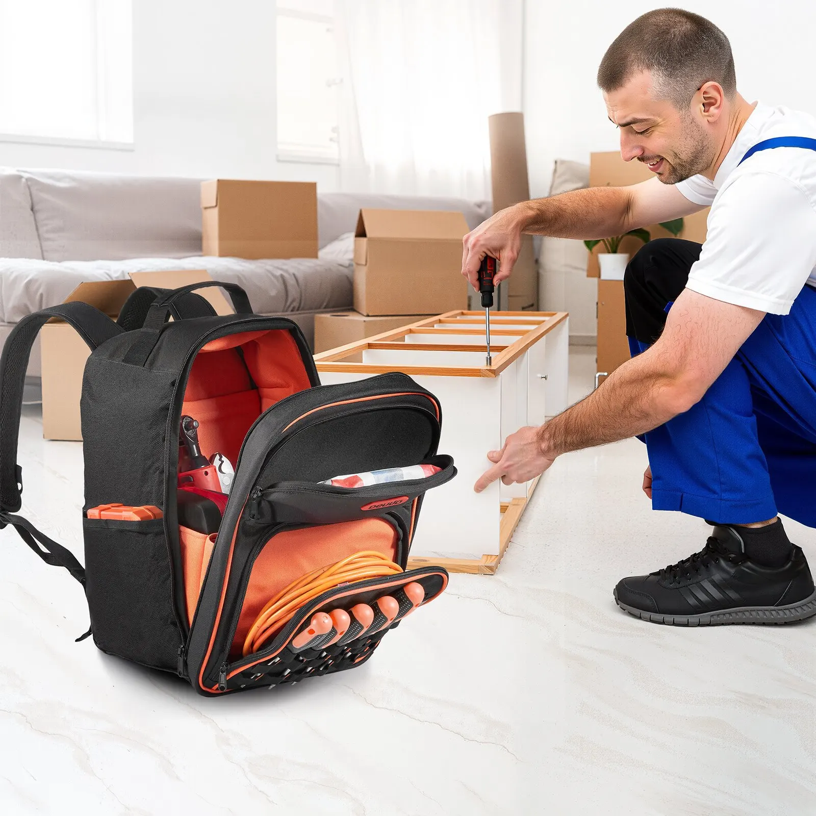 Tool Backpack, 49 P…