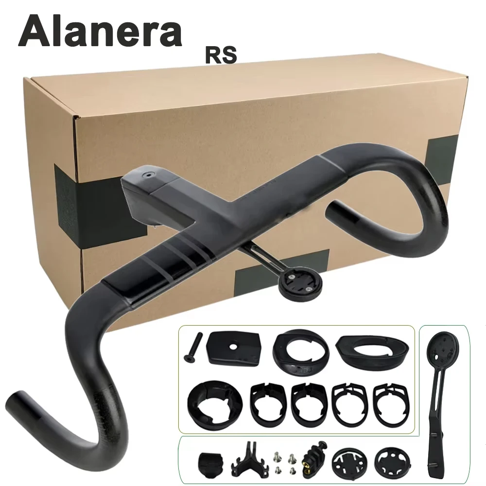 2025 New Alanera RS RHM-Evo Carbon Road Bicycle Handlebars All Internal Circuits Free Computer Stand bicycle Accessories
